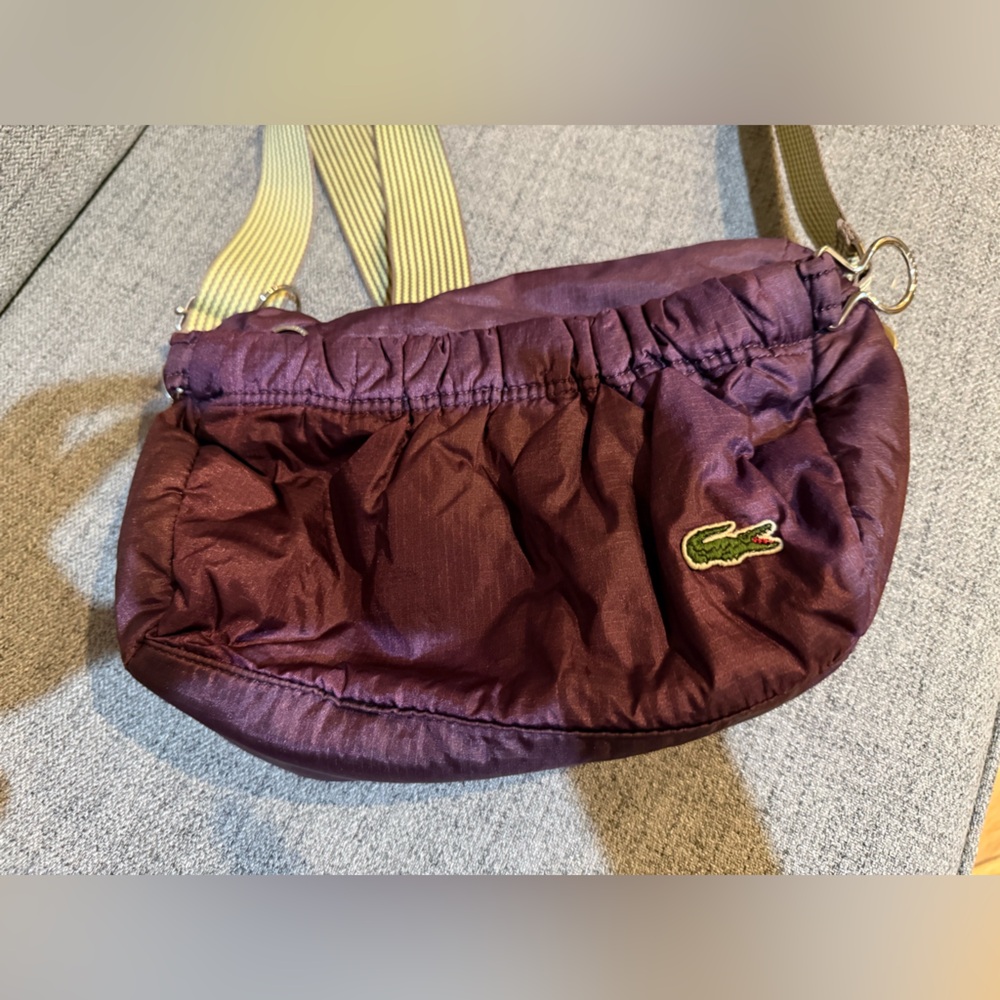 Lacoste Deep Purple Shoulder Bag
